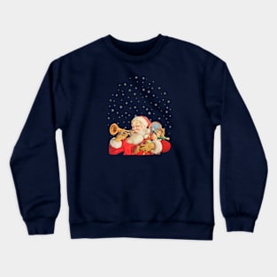 Santa Claus Vintage Illustration Crewneck Sweatshirt